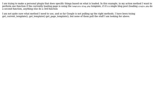 Wordpress: Determine which template-{slug}.php is being loaded смотреть онлайн
