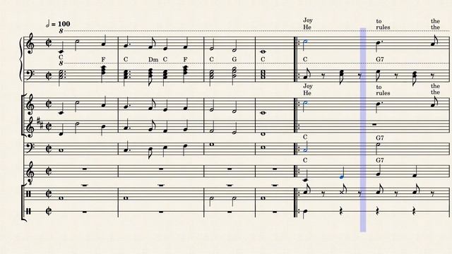 Joy To The World Orchestration Arrangement by Arup Paul смотреть онлайн