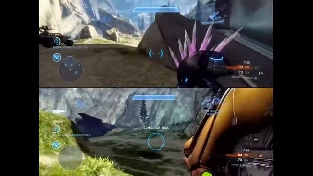halo 4 1v1 split screen смотреть онлайн
