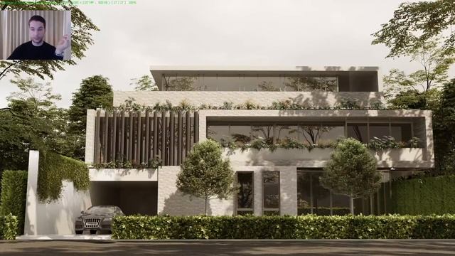 ?Создание реального проекта экстерьера в 3ds Max за 3 дня [День 3] | 3D марафон? смотреть онлайн