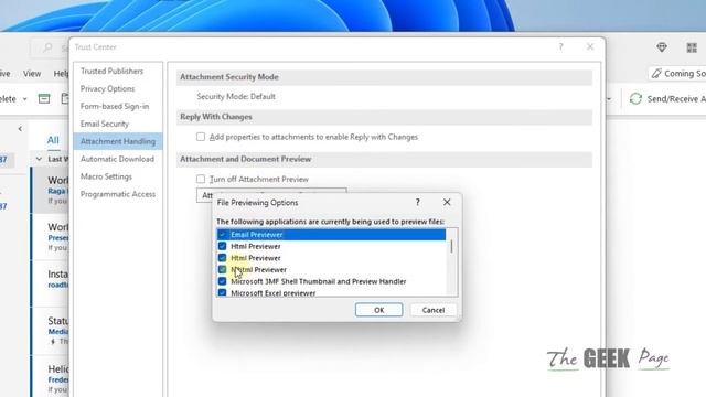 There is no previewer installed outlook error смотреть онлайн