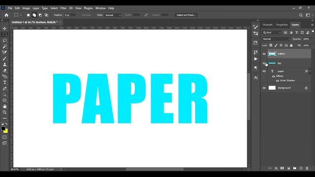 Text Effect Photoshop Tutorial смотреть онлайн