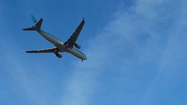 А330-300 Korean Air рейсом Сеул-Москва посадка в Шереметьево SVO! смотреть онлайн