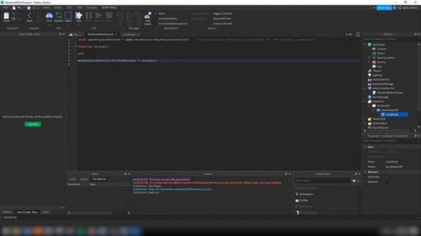 Creating a random Devil Fruit Dev Product with ROBLOX Studio in 2020