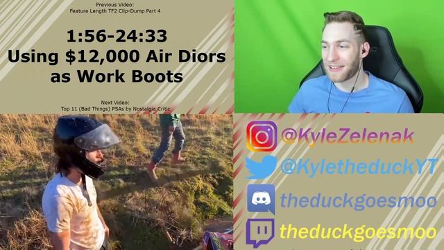 SNEAKERHEAD REACTS TO "Using $12,000 Air Diors as Work Boots" by WhistlinDiesel смотреть онлайн