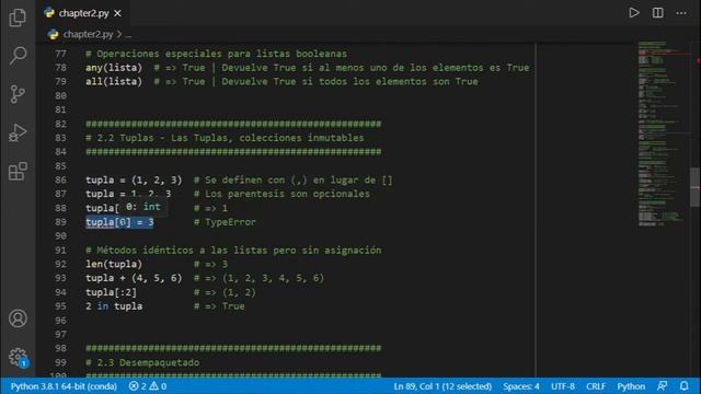 Python Para Programadores | Capítulo 2: Variables y Colecciones смотреть онлайн
