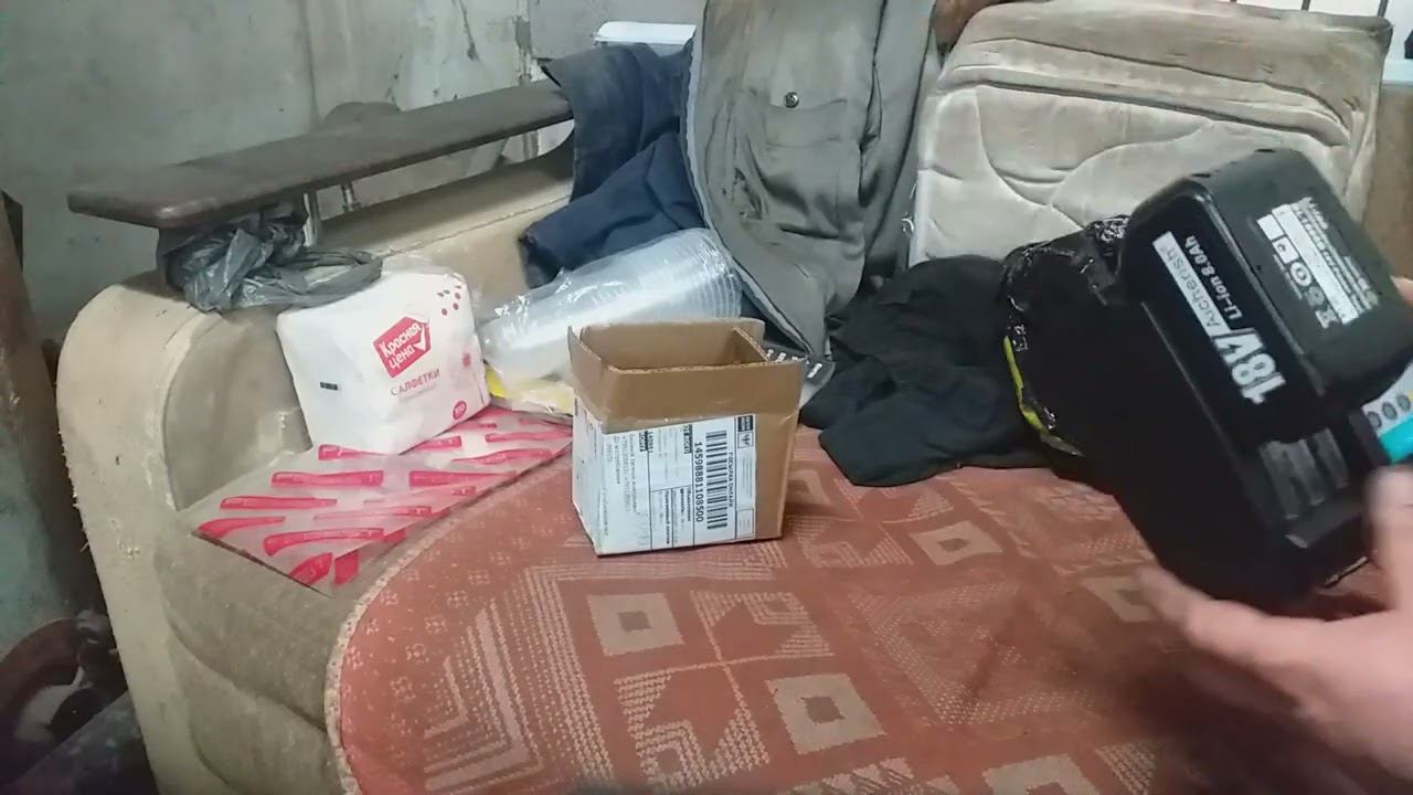 Посылка с алиэкспресс, аккумулятор+зарядка смотреть онлайн