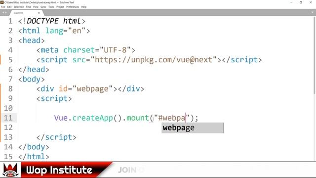 Ch-7 Vue js 3 beta tutorial in hindi - Intro to vue js 3 in hindi | Vue js 3 basic program смотреть онлайн