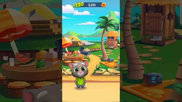 Talking Tom Gold Run All worlds open Мой говорящий Том все локации - Hawaiian Hank's home смотреть онлайн