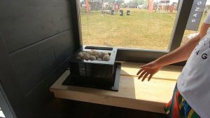 Электропечь Sangens (Grill'D) в бане от Bochky. БаняФест 2022.