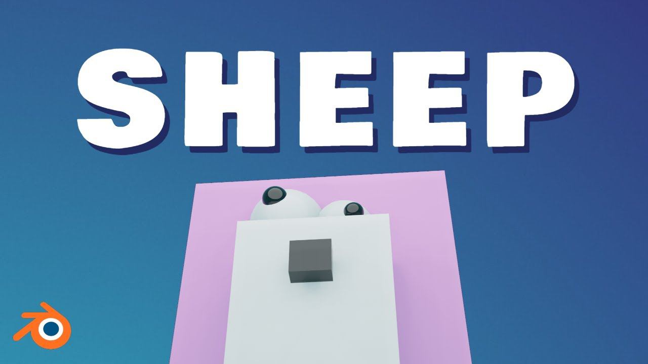 Урок по Blender3D. Low poly SHEEP смотреть онлайн
