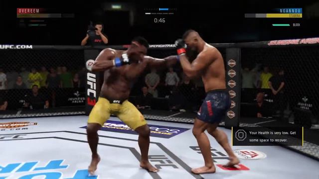 Alistair Overeem vs Francis Ngannou смотреть онлайн