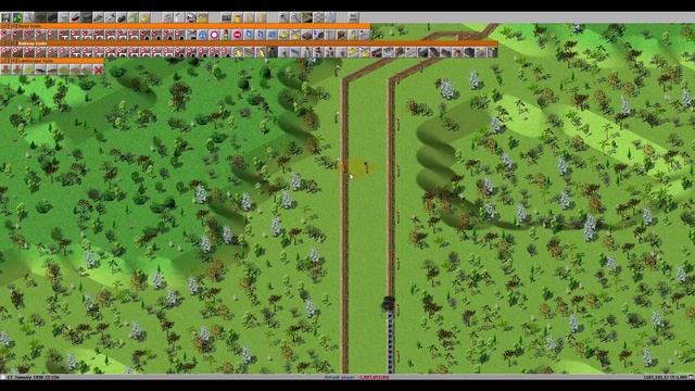 Simutrans. Урок 6. Строим железную дорогу с двумя путями.