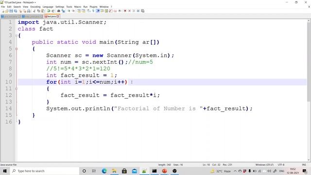 Most Asked Java Programs - Factorial of Number | Display Factors of Number - Code with Explanation смотреть онлайн
