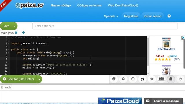 Variables y datos por el usuario, en entorno web (ejercicios de Java - 003) смотреть онлайн