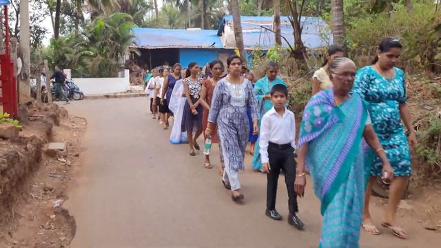 Христианско Католический празник в Гоа сегодня. Арамболь. Индия. #БогоявлениеГосподне. अरामबोल चर्च смотреть онлайн