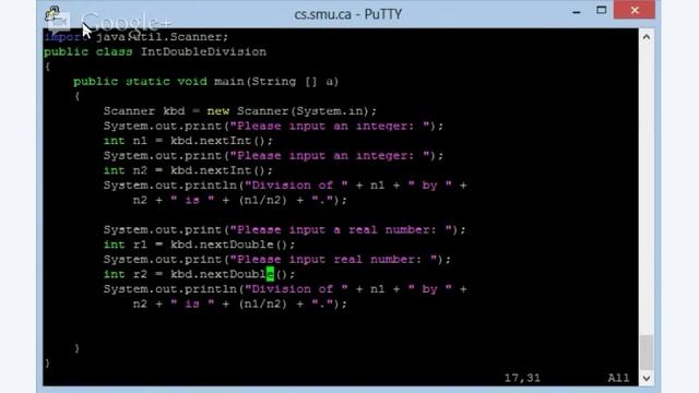 CSCI1226-W03-E01 (Division double/int) смотреть онлайн