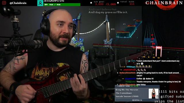 Bring Me The Horizon - The Comedown | Rocksmith 2014 Gameplay Metal смотреть онлайн