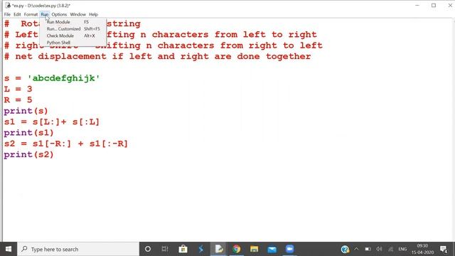 Perfrom string shifts A LeetCode Challenge Problem смотреть онлайн