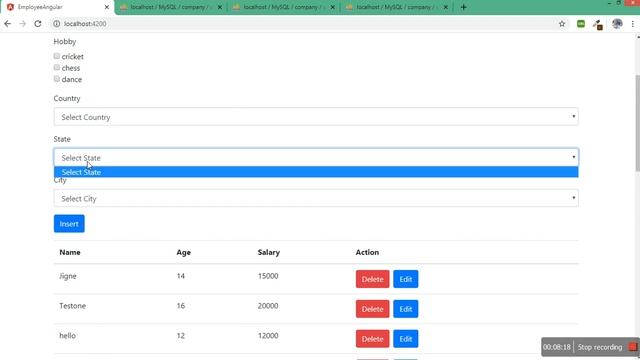 #WithMe How to create Country,State,City dependent dropdown (Angular) Video-2(Angular/Laravel) смотреть онлайн