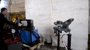 Натаскиватель шарнирный для наведения шарового крана на трубы НКТ (НШНКТ)