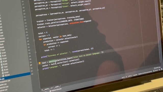 Bir Qatlamli Neural Tarmoq | Til Tasniflovchi Loyiha смотреть онлайн