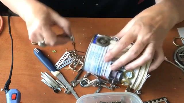 984. Ваза (пепельница) в стиле Стимпанк из жестяной банки. DIY steampunk vase. смотреть онлайн
