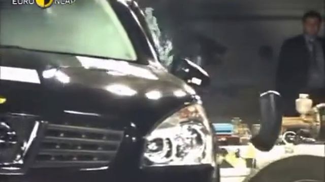 Краш-тест - Nissan Qashqai 2007 (E-NCAP) смотреть онлайн