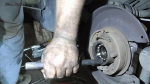 Замена подшипника задней ступицы Opel Omega B