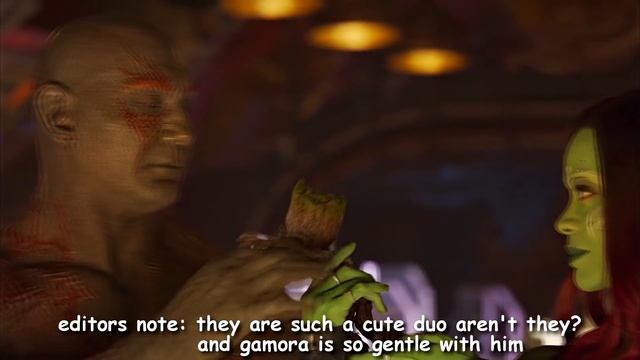 groot and gamora being a mum and son duo for almost a minute смотреть онлайн