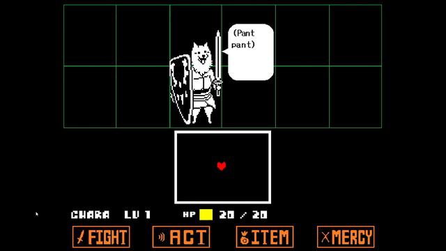 Undertale - Fight with Lesser Dog смотреть онлайн