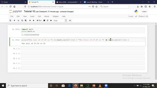 #15 Math Module in Python Tutorial смотреть онлайн