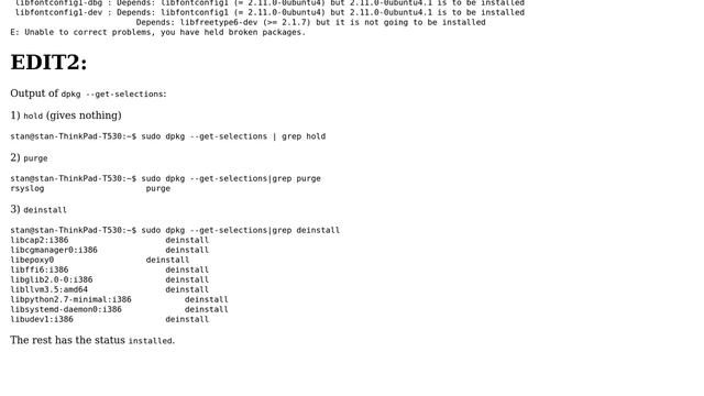 Ubuntu: Updates fail because of fontconfig after Ubuntu reinstall (3 Solutions!!) смотреть онлайн