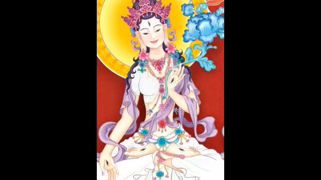 MANTRA TARA BLANCA PARA SALUD Y LONGEVIDAD ☆ | 白度母心咒White Tara mantra ＆長壽文 Garchen Rinpoche HD | смотреть онлайн