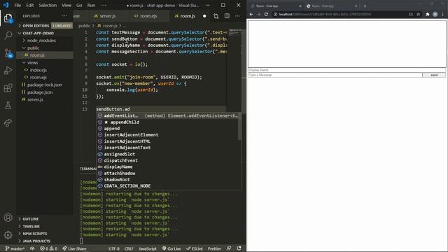 Part 1 of 3 | How to Create a Chat App using Socket.io and Express смотреть онлайн