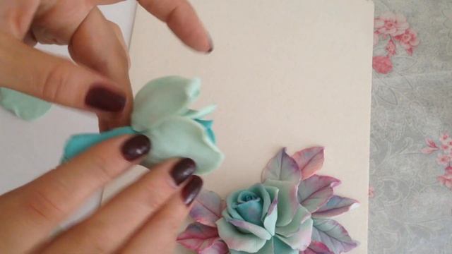 Красивая роза из соленого теста! МК смотреть онлайн