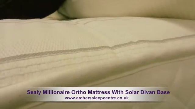 Sealy Millionaire Ortho Mattress With Solar Divan Base смотреть онлайн