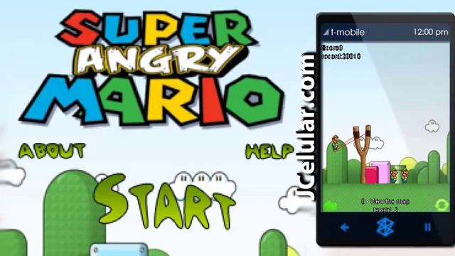 Super Angry Mario para celular (by JCelular - preview) Java / J2ME смотреть онлайн