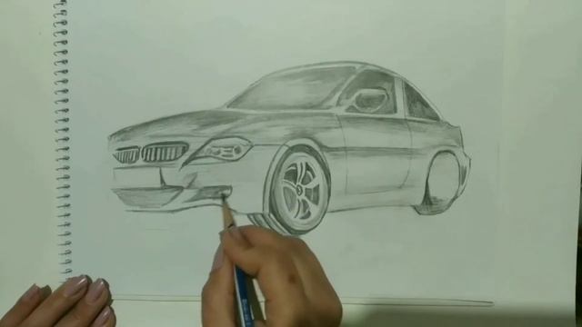 How to draw BMW. Как нарисовать BMW смотреть онлайн