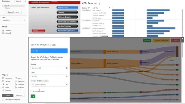 Tableau Extensions - Sankey Diagram смотреть онлайн