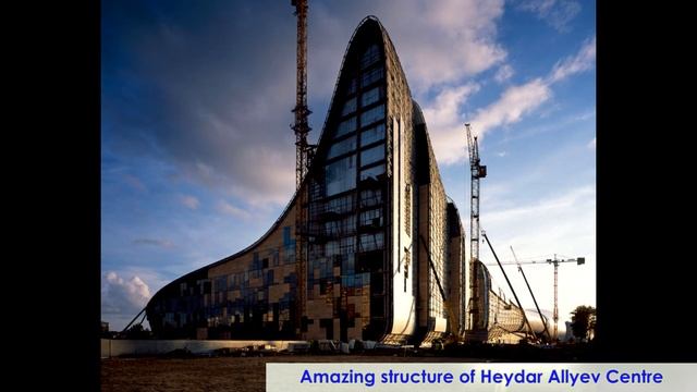 Amazing structure construction of Heydar Allyev Centre, Azerbaijan by Zaha Hadid смотреть онлайн