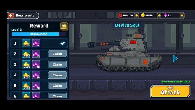 TankCombatWarBattle All Upgrade Lv 29 Vs Tank Boss World 2023 @Comando9992  @HomeAnimations