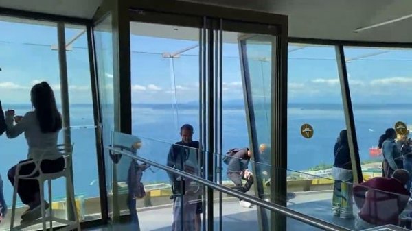 Обзор достопримечательности Сиэтла SPACE NEEDLE.