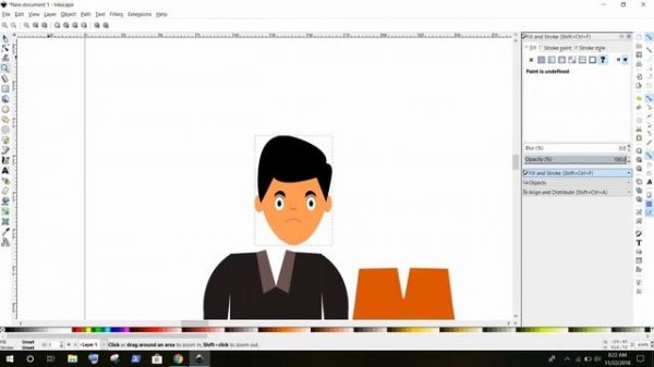 Easy Flat Character Design with Inkscape | Vector Boy And Girl