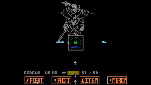 Пытаюсь пройти андайн (UNDERTALE genocide) смотреть онлайн