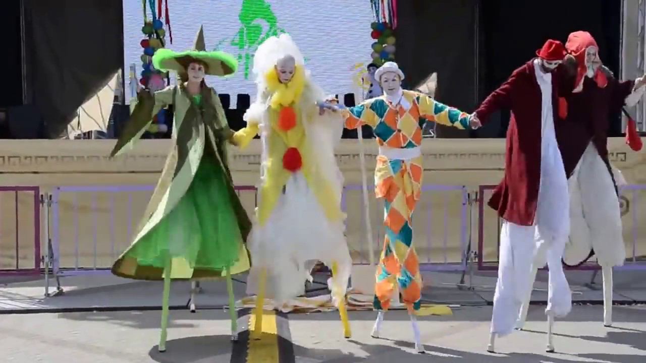 Театр «Съе Шосу» - Театрализованное шоу на ходулях (спб) смотреть онлайн