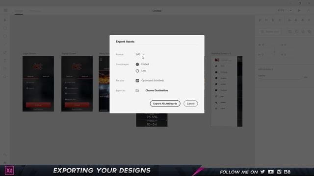 16. Exporting your Designs from Adobe XD! смотреть онлайн