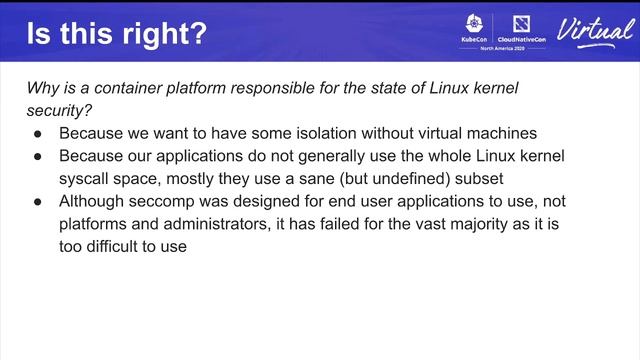 Seccomp: What Can It Do For You? - Justin Cormack, Docker смотреть онлайн