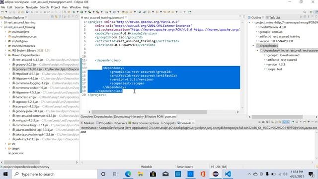 Rest Assured Tutorials | Tamil | Getting Started | 01 | REST API Testing | LAO смотреть онлайн