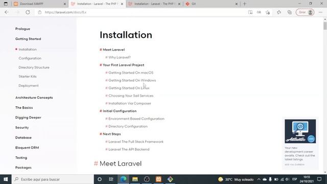 Instalar Laravel 8 Paso a Paso en Windows 10 2021 || Tecno-Dev смотреть онлайн